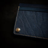 【2025 SPECIAL】W2 藍染エレファント×ハーマンオーク ミドルウォレット