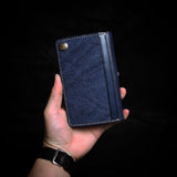 【2025 SPECIAL】W2 藍染エレファント×ハーマンオーク ミドルウォレット