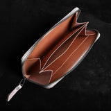 【2025 SPECIAL】FW1 ヌメクロコ×ベルギーヌメ ジップロングウォレット