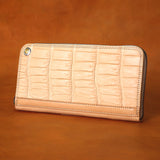 【2025 SPECIAL】FW1 ヌメクロコ×ベルギーヌメ ジップロングウォレット