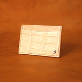 【2025 SPECIAL】CA5 ヌメクロコ×ベルギーヌメ カードケース / 名刺入れ