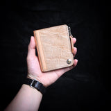 【2025 SPECIAL】FW4 ナチュラルエレファント×ハーマンオーク ジップコンパクトウォレット