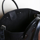 BAG46 ≪BLACK≫ OILED COW 2WAY BAG LARGE / オイルドカウレザー バッグ ラージ