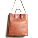 BAG46 ≪BROWN≫ OILED COW 2WAY BAG LARGE / オイルドカウレザー バッグ ラージ