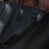 BAG46 ≪BLACK≫ OILED COW 2WAY BAG LARGE / オイルドカウレザー バッグ ラージ