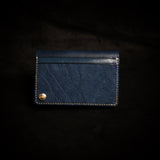 【2025 SPECIAL】W2 藍染エレファント×ハーマンオーク ミドルウォレット