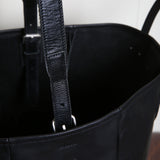 BAG46 ≪BLACK≫ OILED COW 2WAY BAG LARGE / オイルドカウレザー バッグ ラージ