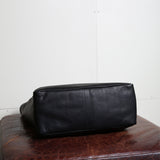 BAG46 ≪BLACK≫ OILED COW 2WAY BAG LARGE / オイルドカウレザー バッグ ラージ