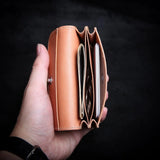 【2025 SPECIAL】CA6 墨染クロコ × イタリアンバケッタ カードケース / コンパクトウォレット