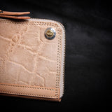 【2025 SPECIAL】FW4 ナチュラルエレファント×ハーマンオーク ジップコンパクトウォレット