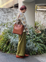 BAG45 ≪BROWN≫ OILED COW 2WAY BAG SMALL / オイルドカウレザー バッグ スモール