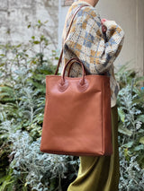 BAG46 ≪BROWN≫ OILED COW 2WAY BAG LARGE / オイルドカウレザー バッグ ラージ