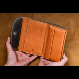 【2025 SPECIAL】W6 墨染クロコ × イタリアンバケッタ ミドルウォレット