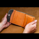 【2025 SPECIAL】W5 墨染クロコ × イタリアンバケッタ ショートウォレット