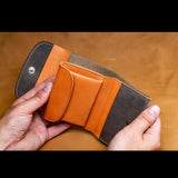 【2025 SPECIAL】W10 墨染クロコ × イタリアンバケッタ コンパクトウォレット