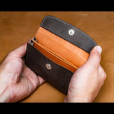 【2025 SPECIAL】CA6 墨染クロコ × イタリアンバケッタ カードケース / コンパクトウォレット