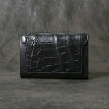 【2025 MOTOR SPECIAL】HW6 ハンドダイ・クロコ ≪BLACK≫ "HIDEO MOTOIKE" ミドルウォレット