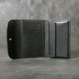 【2025 MOTOR SPECIAL】HW6 ハンドダイ・クロコ ≪BLACK≫ "HIDEO MOTOIKE" ミドルウォレット