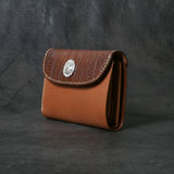 【2025 MOTOR SPECIAL】HW6 ハンドダイ・クロコ ≪BROWN≫ "HIDEO MOTOIKE" ミドルウォレット