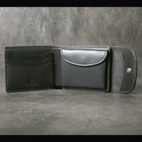 【2025 MOTOR SPECIAL】HW7 ハンドダイ・クロコ ≪BLACK≫ "HIDEO MOTOIKE" ショートウォレット