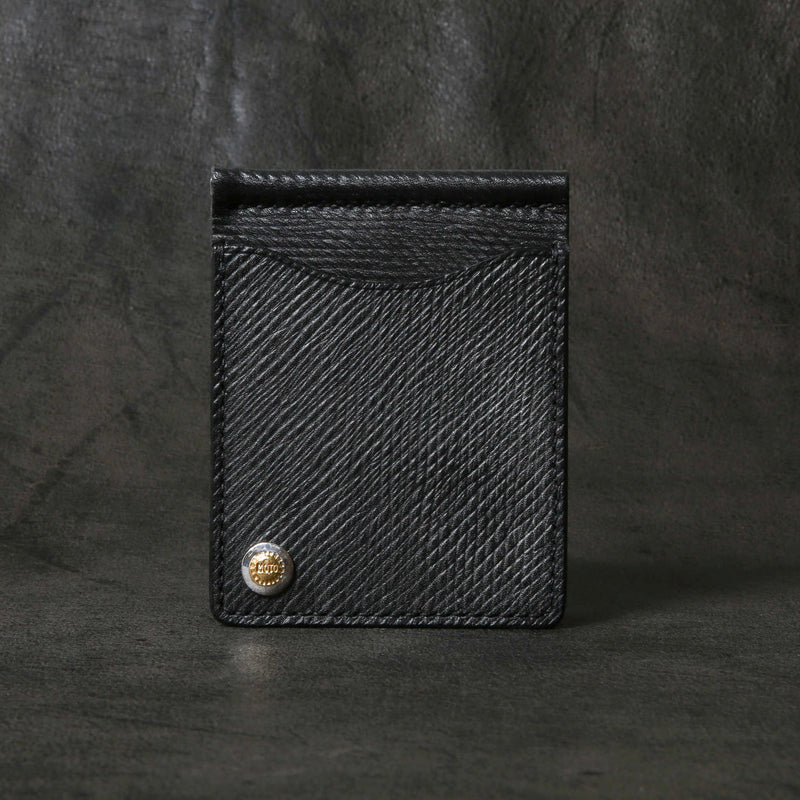 【2025 SPECIAL】MC1 ロシアンカーフ ≪BLACK≫ マネークリップ