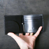 【2025 SPECIAL】MC1 ロシアンカーフ ≪BLACK≫ マネークリップ