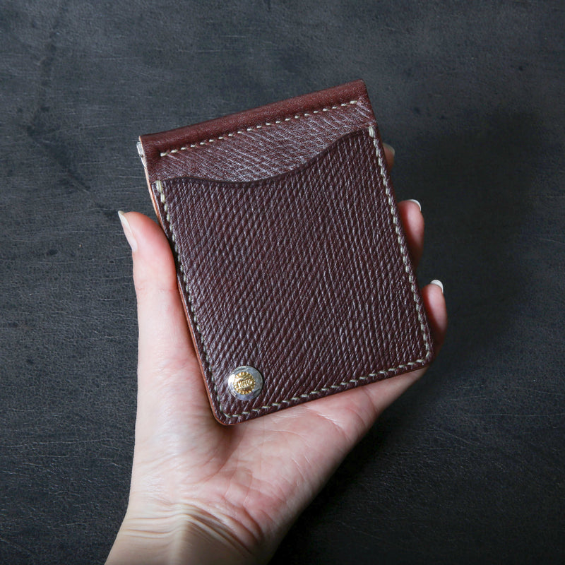 【2025 SPECIAL】MC1 ロシアンカーフ ≪BROWN≫ マネークリップ