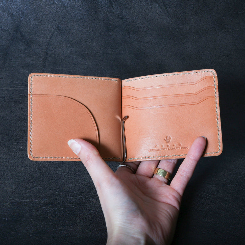 【2025 SPECIAL】MC1 ロシアンカーフ ≪BROWN≫ マネークリップ