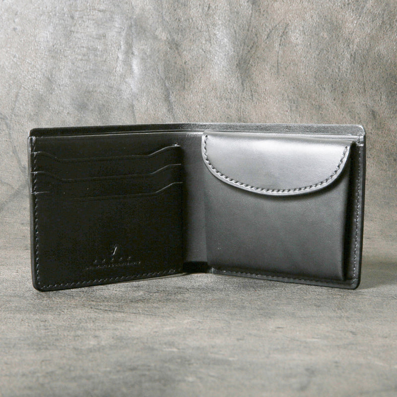 【2025 SPECIAL】W1 ロシアンカーフ ≪BLACK≫ ショートウォレット