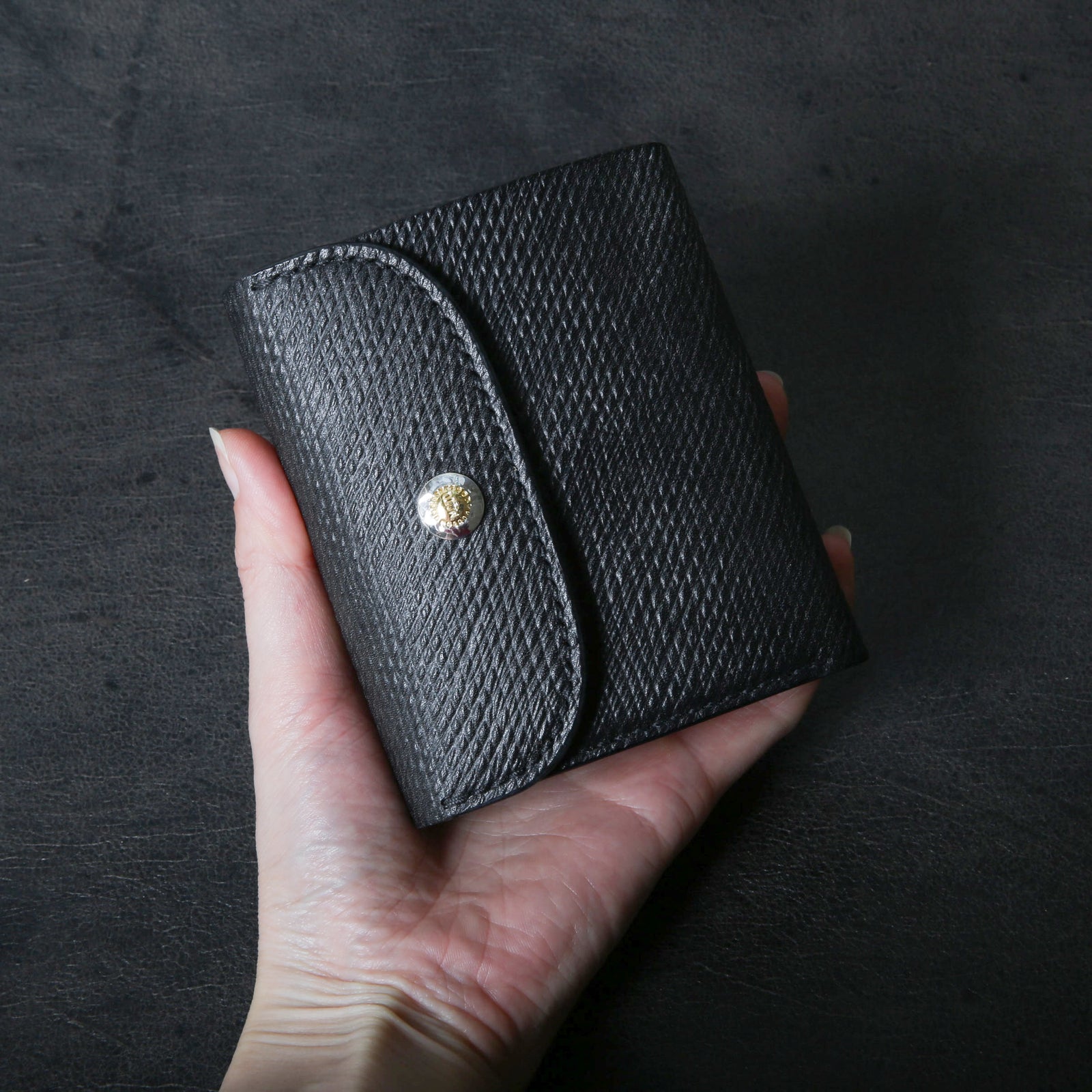 2025 SPECIAL】W5 ロシアンカーフ ≪BLACK≫ ショートウォレット