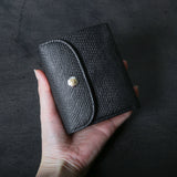 【2025 SPECIAL】W5 ロシアンカーフ ≪BLACK≫ ショートウォレット