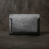 【2025 SPECIAL】W6 ロシアンカーフ ≪BLACK≫ ミドルウォレット