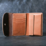 【2025 SPECIAL】W6 ロシアンカーフ ≪BROWN≫ ミドルウォレット