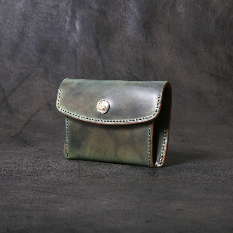 【2025 SPECIAL】C3 ロカドコードバン ≪ムラ染めGREEN≫ コイン＆カードケース