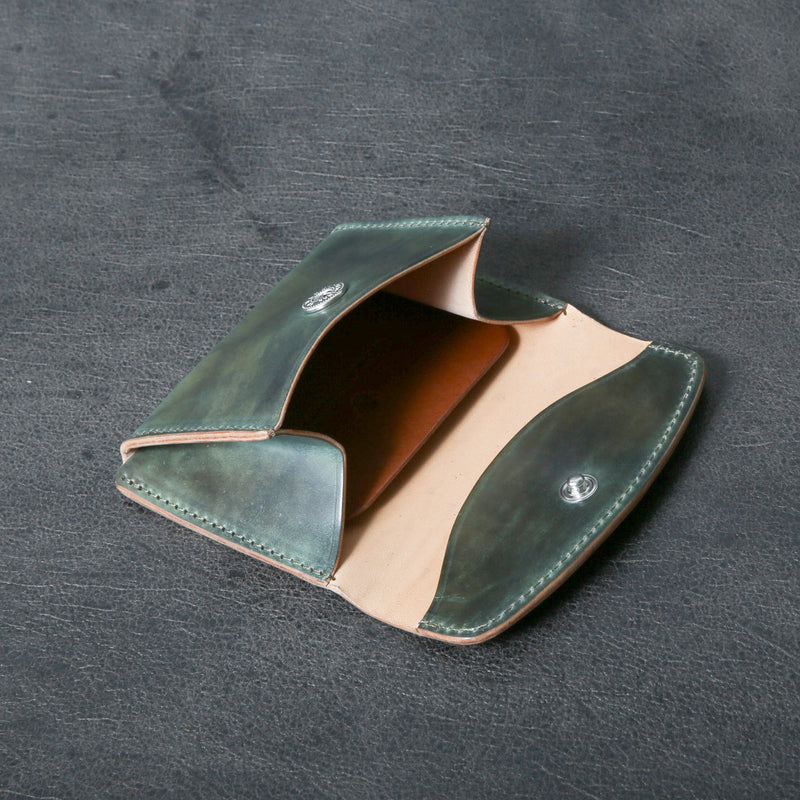 【2025 SPECIAL】C3 ロカドコードバン ≪ムラ染めGREEN≫ コイン＆カードケース