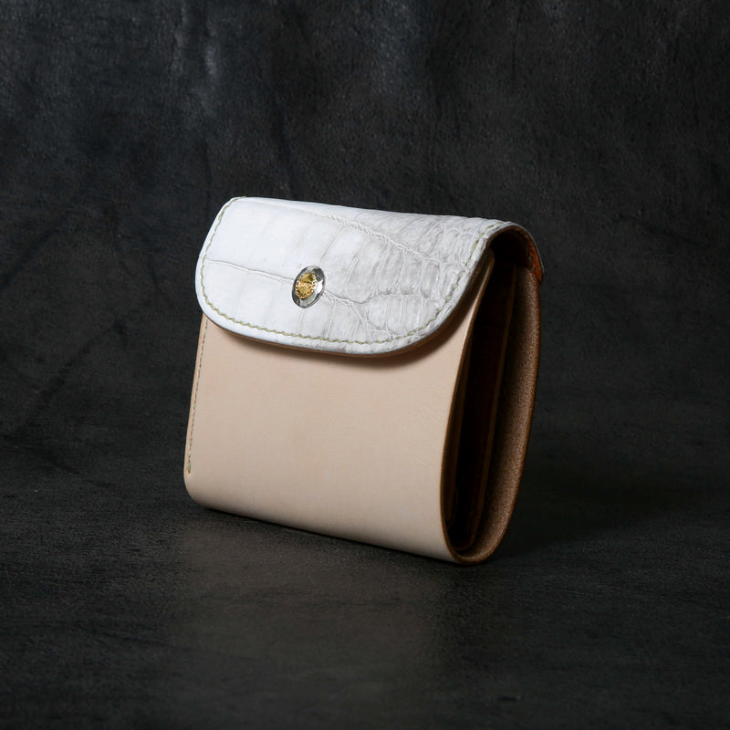 【2025 SPECIAL】W5 ヒマラヤクロコ × ベルギーヌメ ショートウォレット