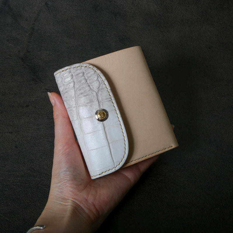 【2025 SPECIAL】W5 ヒマラヤクロコ × ベルギーヌメ ショートウォレット