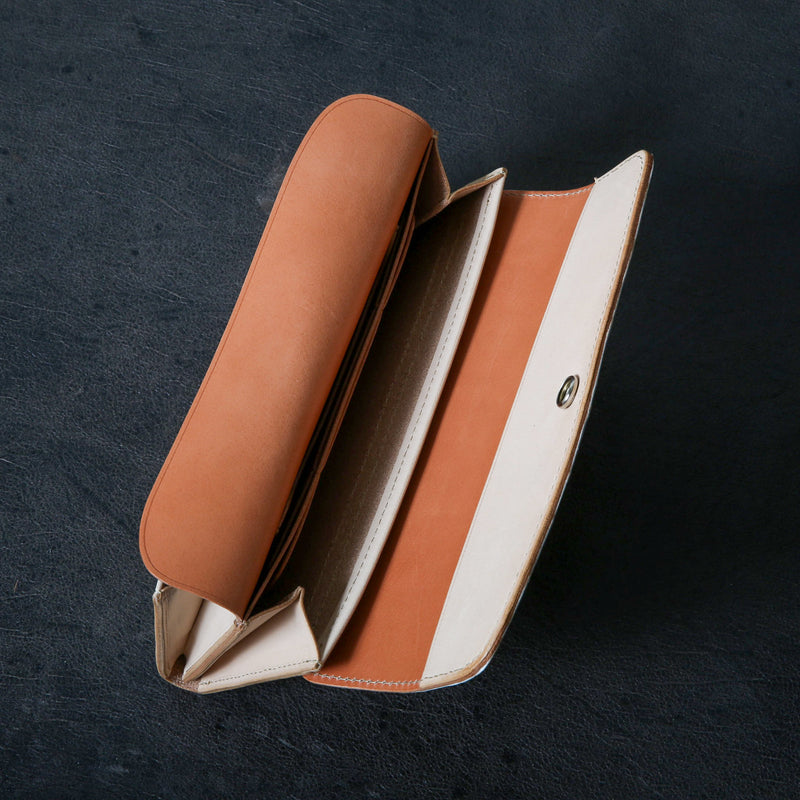 【2025 SPECIAL】LW2 ヒマラヤクロコ × ベルギーヌメ ロングウォレット