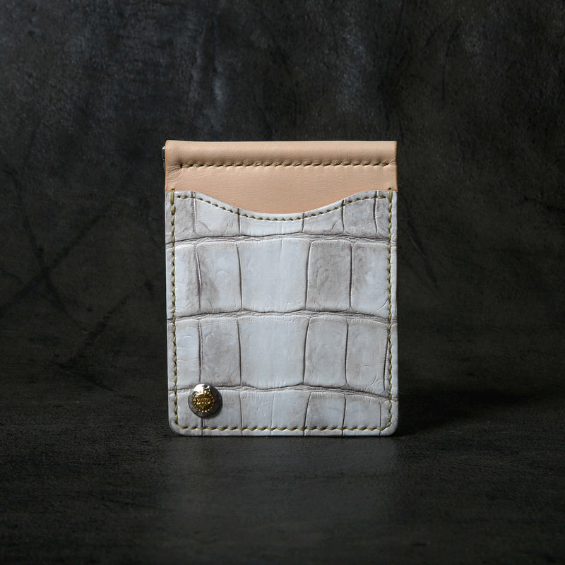 【2025 SPECIAL】MC1 ヒマラヤクロコ × ベルギーヌメ マネークリップ