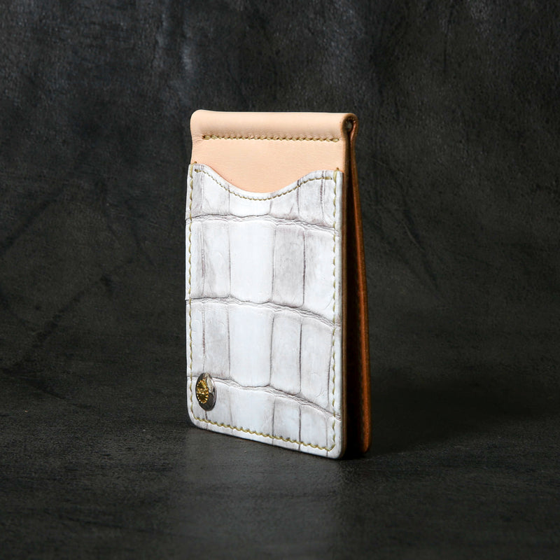 【2025 SPECIAL】MC1 ヒマラヤクロコ × ベルギーヌメ マネークリップ