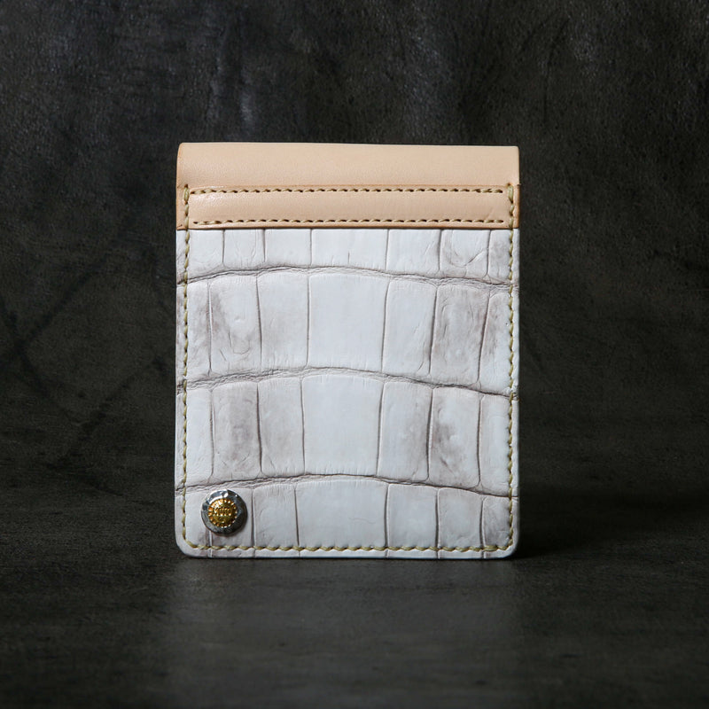【2025 SPECIAL】W1 ヒマラヤクロコ × ベルギーヌメ ショートウォレット