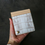 【2025 SPECIAL】W1 ヒマラヤクロコ × ベルギーヌメ ショートウォレット