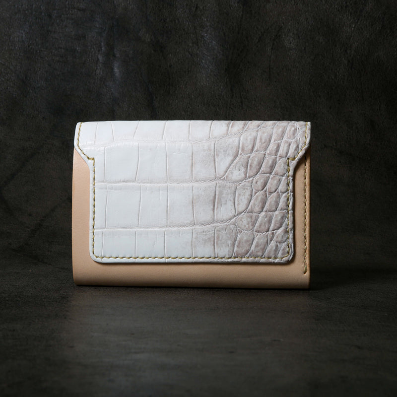 【2025 SPECIAL】W6 ヒマラヤクロコ × ベルギーヌメ ミドルウォレット