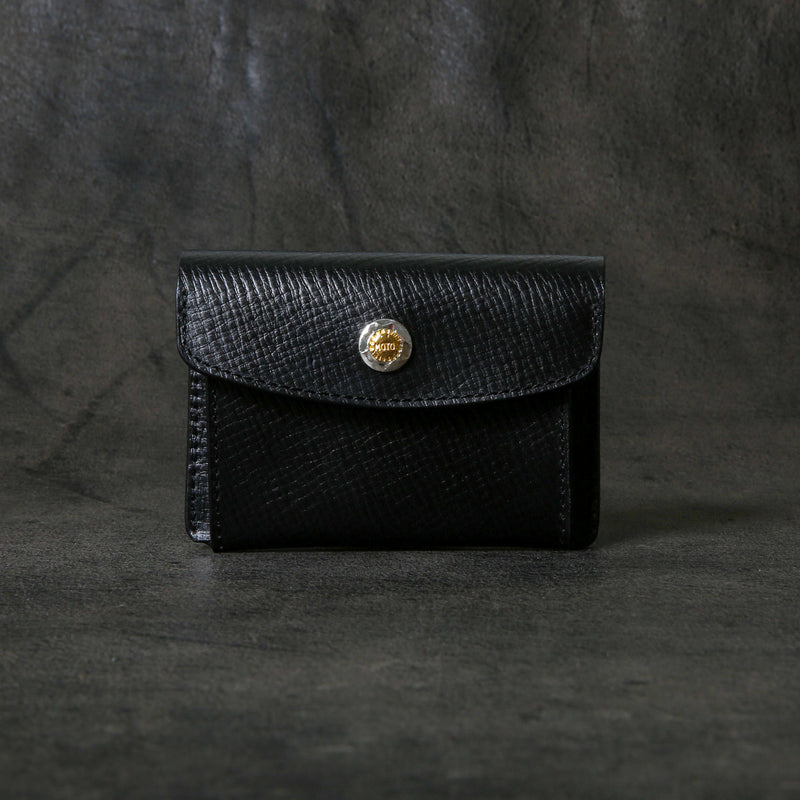 【2025 SPECIAL】C3 クロスハッチコードバン ≪BLACK≫ コイン＆カードケース