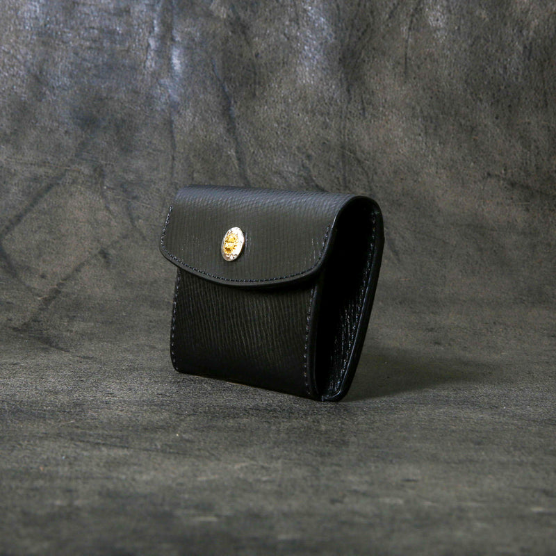 【2025 SPECIAL】C3 クロスハッチコードバン ≪BLACK≫ コイン＆カードケース