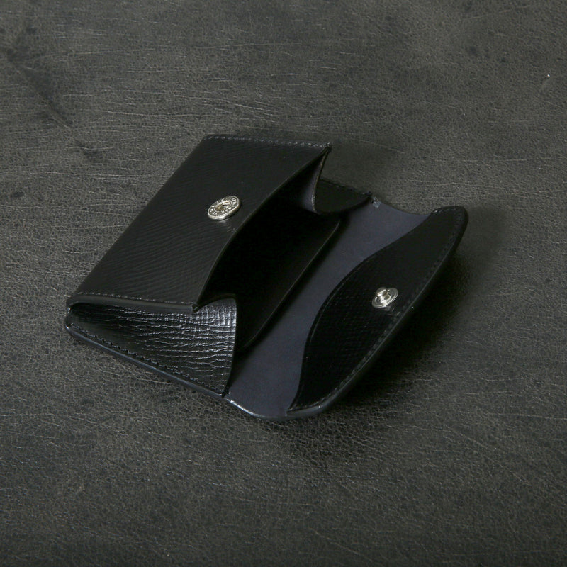 【2025 SPECIAL】C3 クロスハッチコードバン ≪BLACK≫ コイン＆カードケース