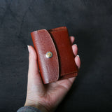 【2025 SPECIAL】C3 クロスハッチコードバン ≪BROWN≫ コイン＆カードケース