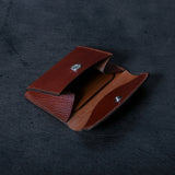 【2025 SPECIAL】C3 クロスハッチコードバン ≪BROWN≫ コイン＆カードケース