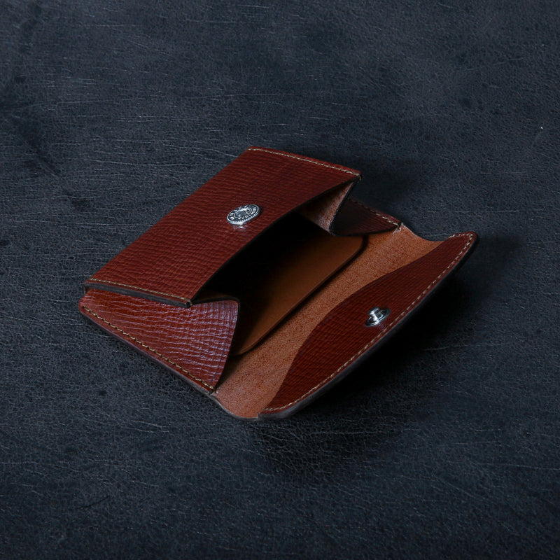 【2025 SPECIAL】C3 クロスハッチコードバン ≪BROWN≫ コイン＆カードケース