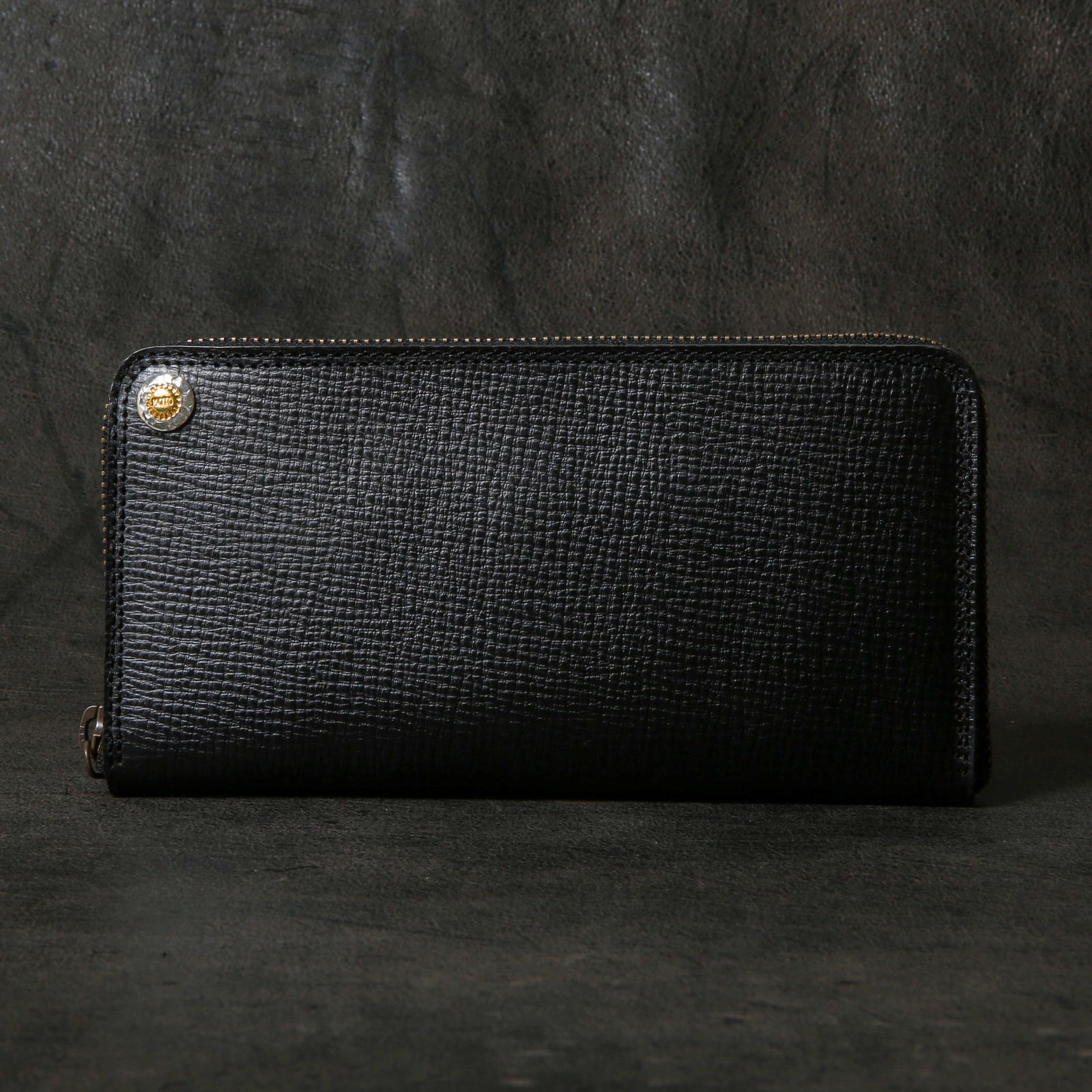 2025 SPECIAL】FW1 クロスハッチコードバン ≪BLACK≫ ジップロング